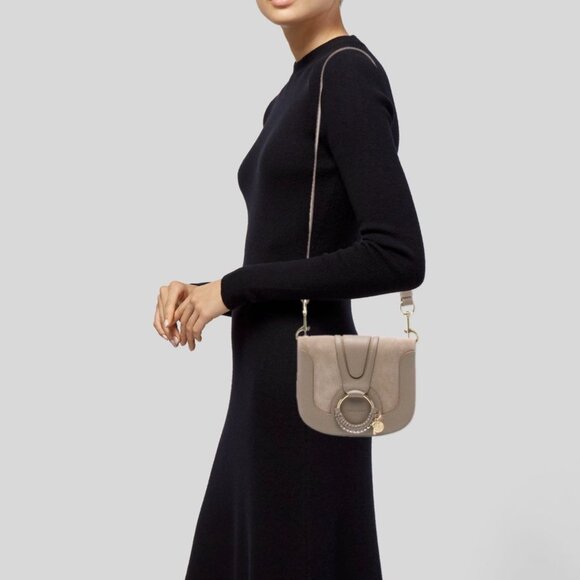 ✨ See by Chloé Hana Leather Shoulder Bag | Whipstitched Ring Hardware | NWOT ✨ - Picture 15 of 17